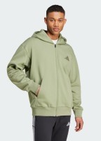 Толстовка чоловіча Adidas M A SZN FL FZ оливкова IY4161 изображение 4