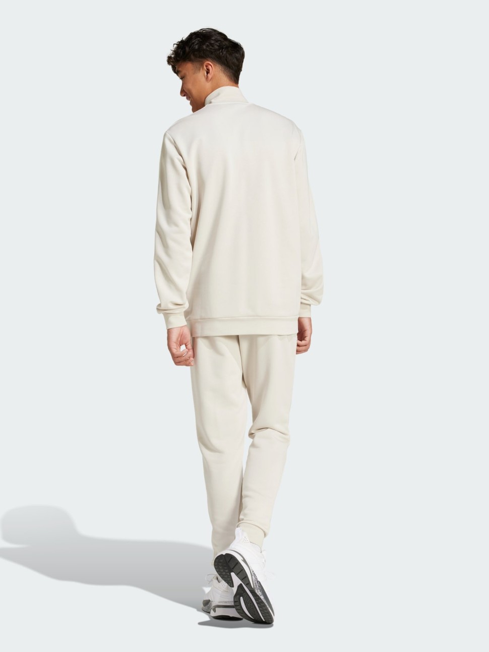 Костюм чоловічий Adidas M 3S FT TT TS молочний IY6653 — фото 3