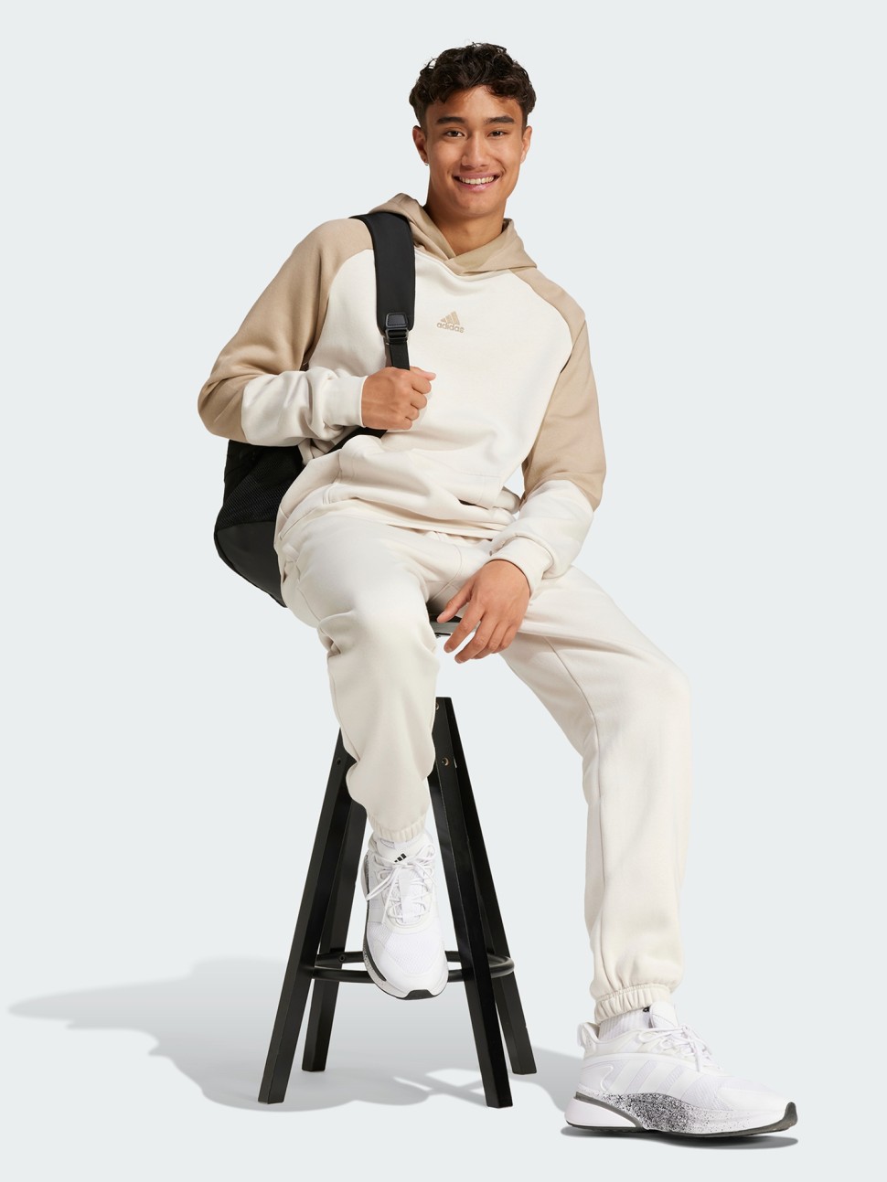 Костюм чоловічий Adidas M FL CB TS бежевий IY6671 — фото 4