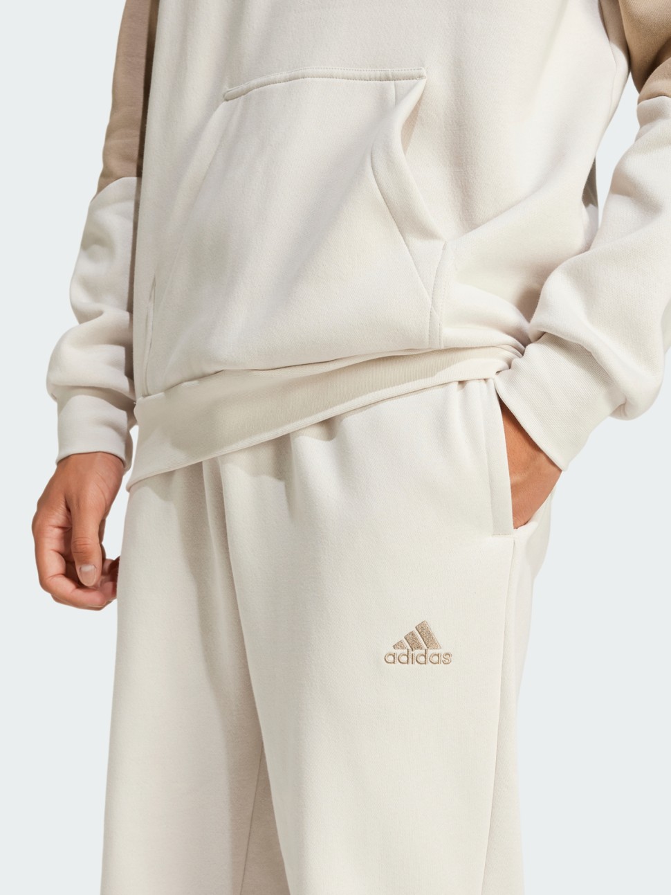 Костюм чоловічий Adidas M FL CB TS бежевий IY6671 — фото 6