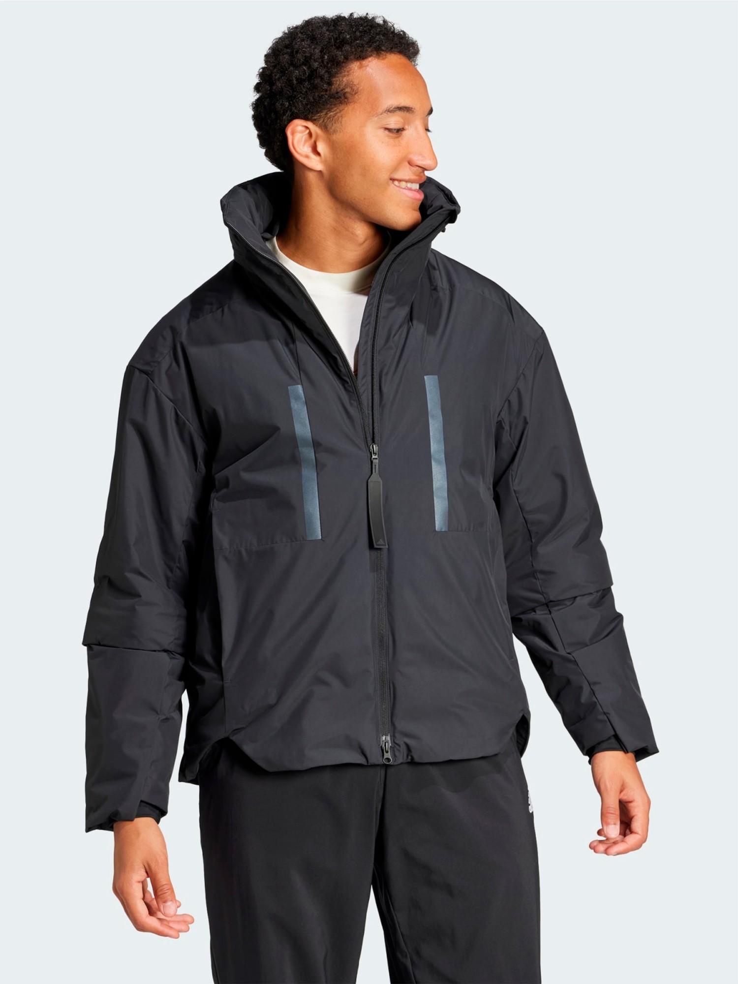 Куртка мужская Adidas MYSHELTER INS J черная IS9051 изображение 2