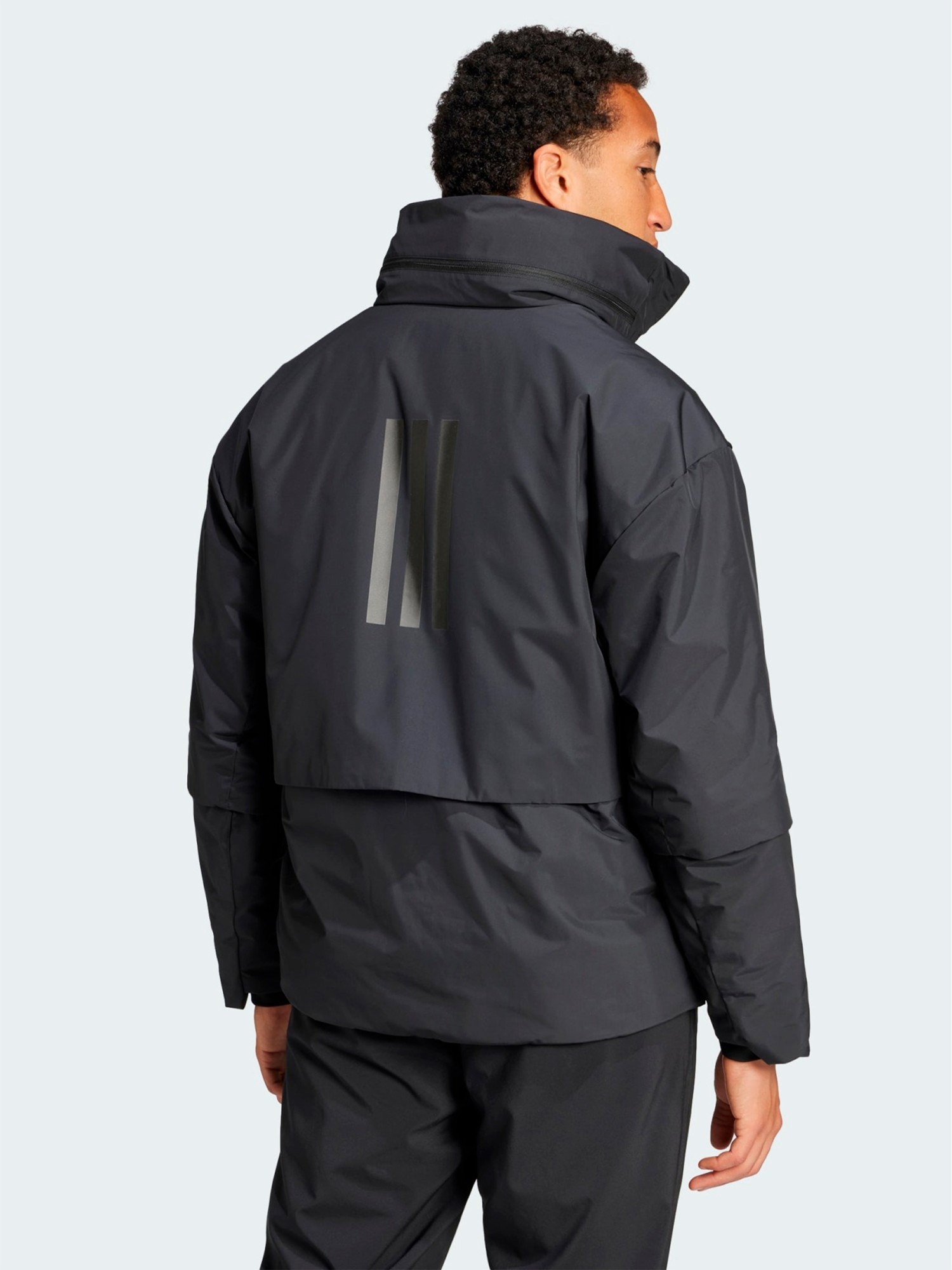 Куртка мужская Adidas MYSHELTER INS J черная IS9051 изображение 3
