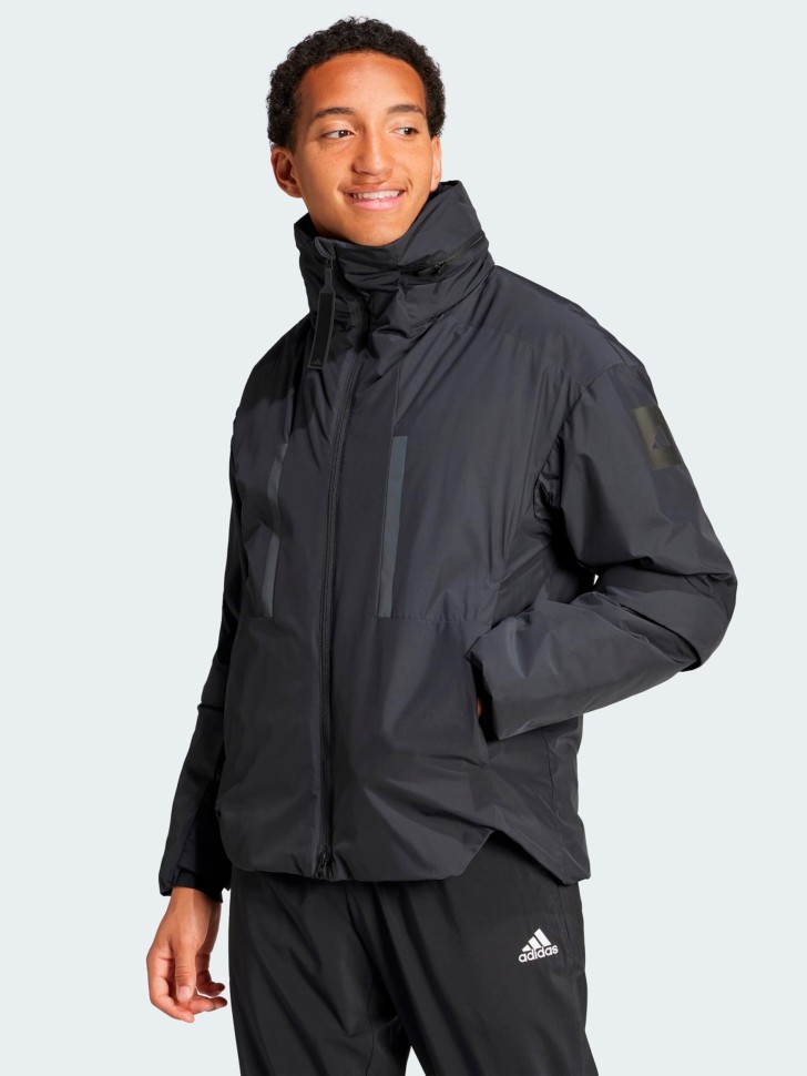Куртка чоловіча Adidas MYSHELTER INS J чорна IS9051 изображение 4