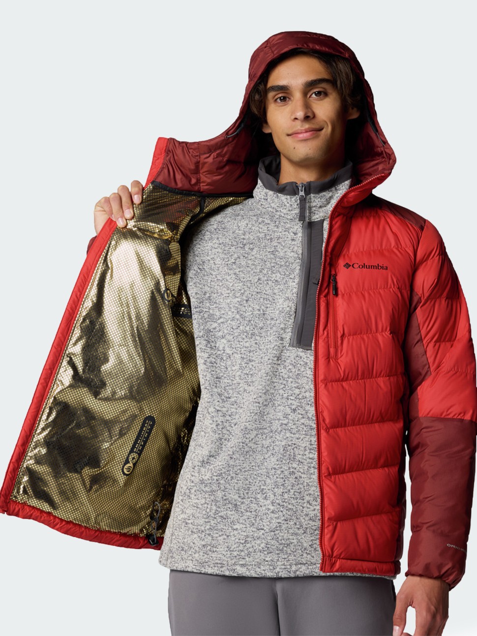 Куртка чоловіча Columbia LABYRINTH LOOP™ II HOODED JACKET червона 2085291-698 — фото 7