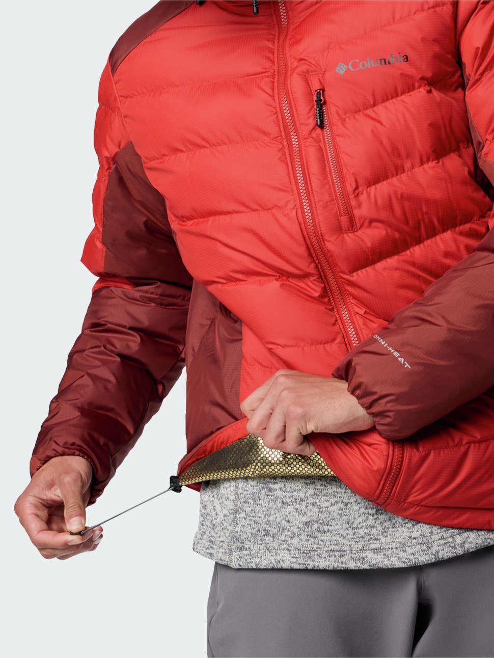 Куртка чоловіча Columbia LABYRINTH LOOP™ II HOODED JACKET червона 2085291-698 — фото 8