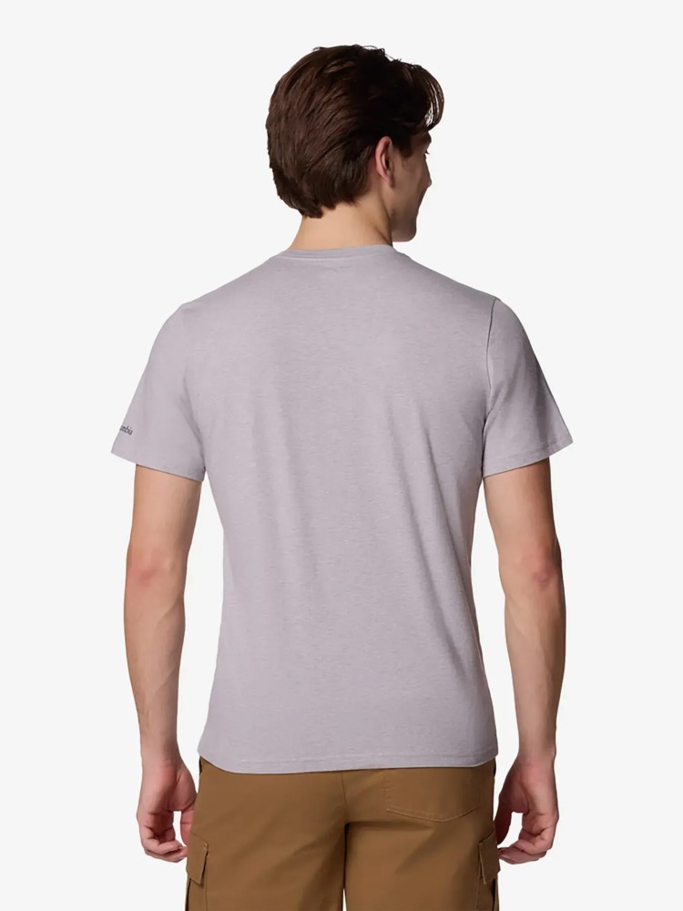 Футболка чоловiча Columbia Path Lake™ Graphic Tee II сіра 1934811-044 изображение 5