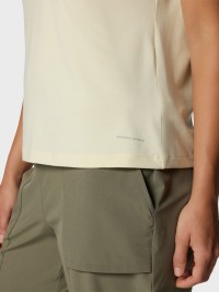 Футболка женская Columbia Boundless Trek™ Short Sleeve Tee желтая 2033481-758 изображение 6