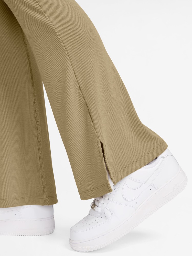 Легінси жіночі Nike W NSW NK CHLL KNT MRIB MR FLR бежеві FQ2113-297 изображение 4