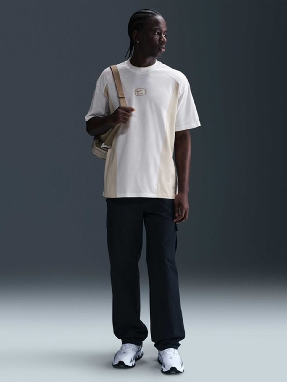 Футболка чоловіча Nike M NSW SW AIR L FIT TOP біла HM0182-101 — фото 2