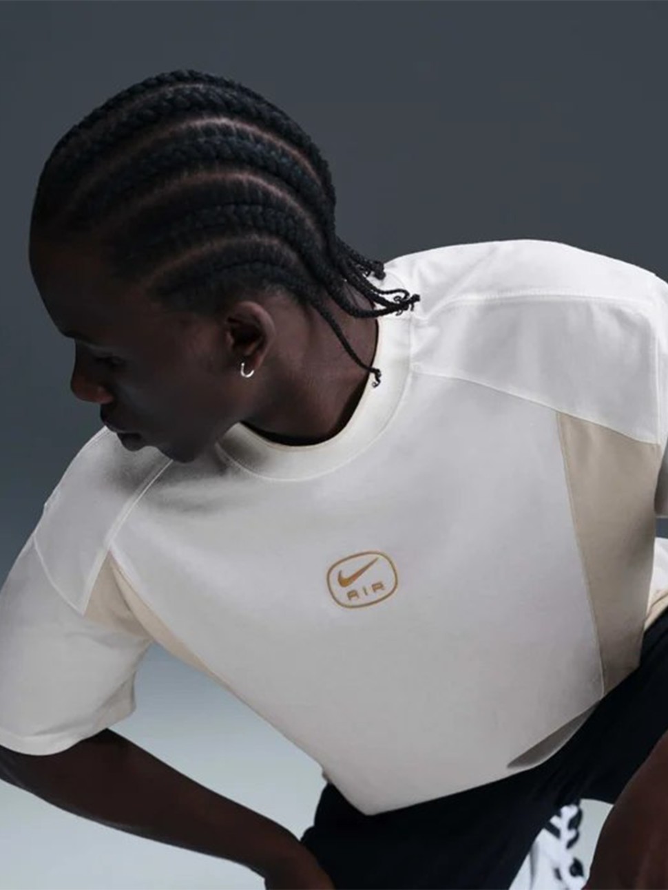 Футболка чоловіча Nike M NSW SW AIR L FIT TOP біла HM0182-101 — фото 6