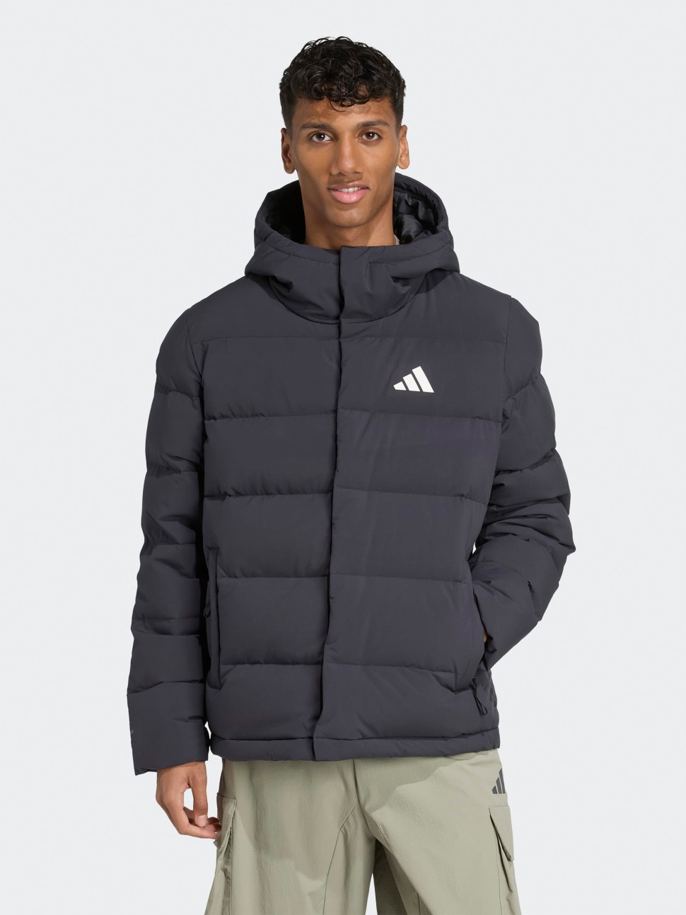 Куртка чоловіча Adidas HELIONIC HD JKT чорна JN2099 — фото 2
