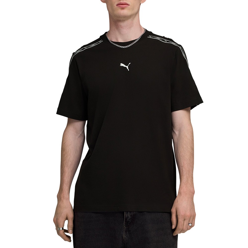 Футболка мужская Puma ESS TAPE Tee черная 69169301