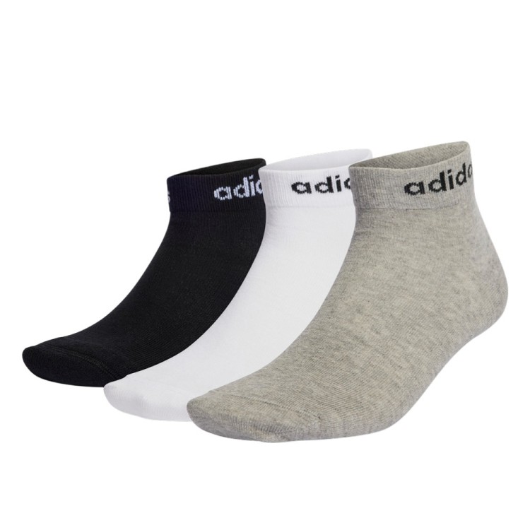 Носки Adidas T LIN ANKLE 3P мультицвет IC1306