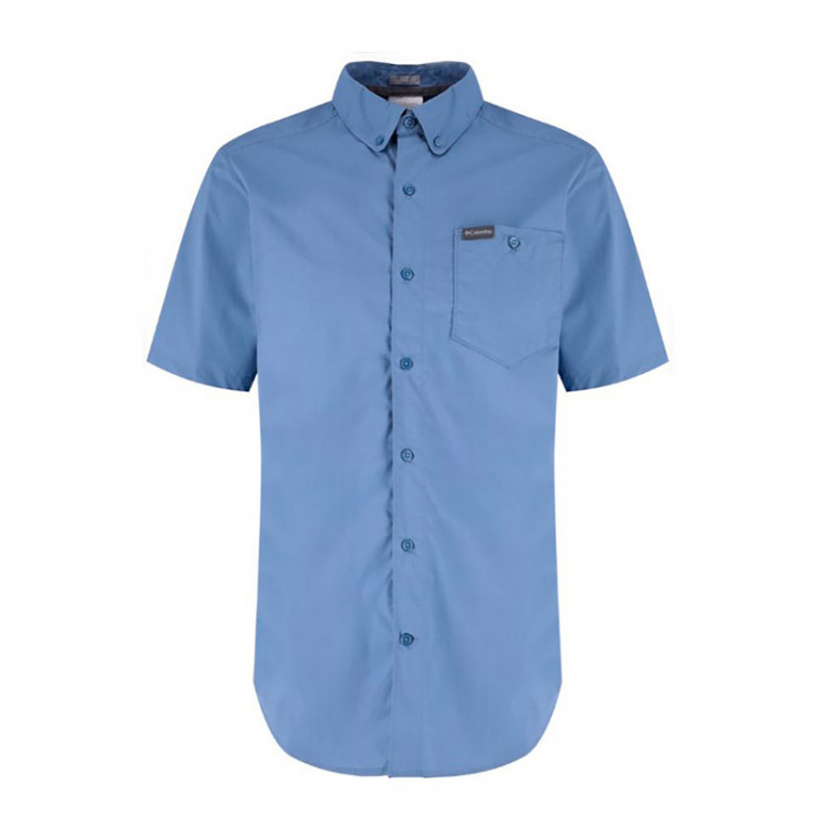 Рубашка мужская Columbia Brentyn Trail ™ II SS синяя 1883522-449 изображение 1