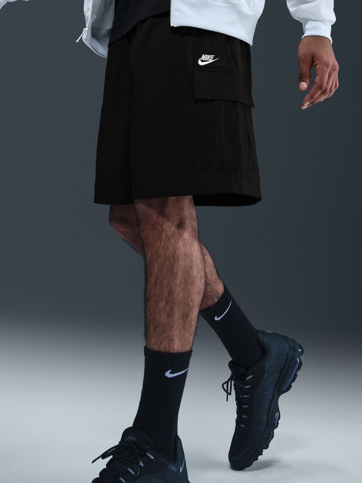 Шорти чоловічі Nike M NK CLUB UTILITY SHORT чорні IH5047-010 изображение 4