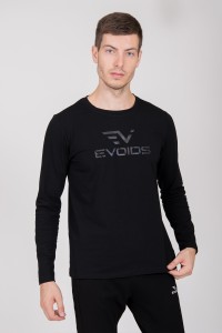 Толстовка мужская Evoids Volans черная 552150-010 изображение 2