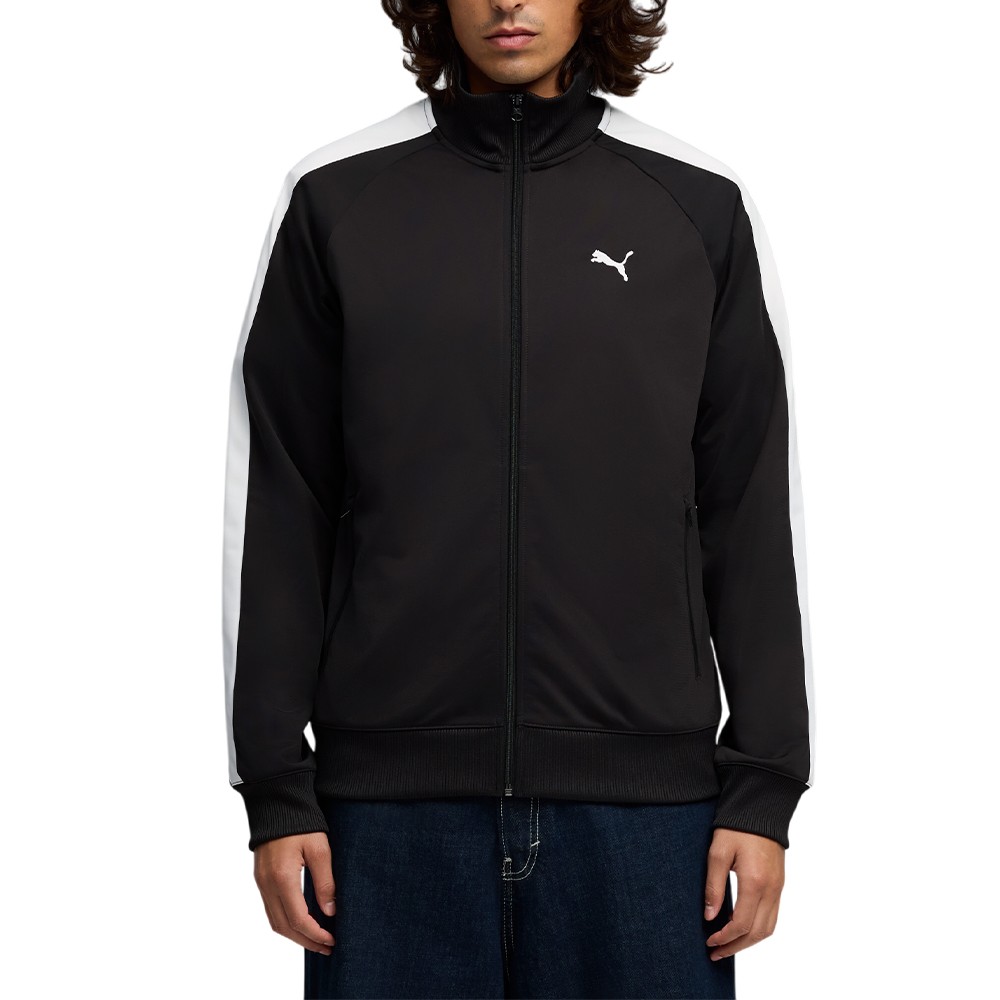 Толстовка чоловіча Puma ESS T7 Poly Track Jacket чорна 69246201