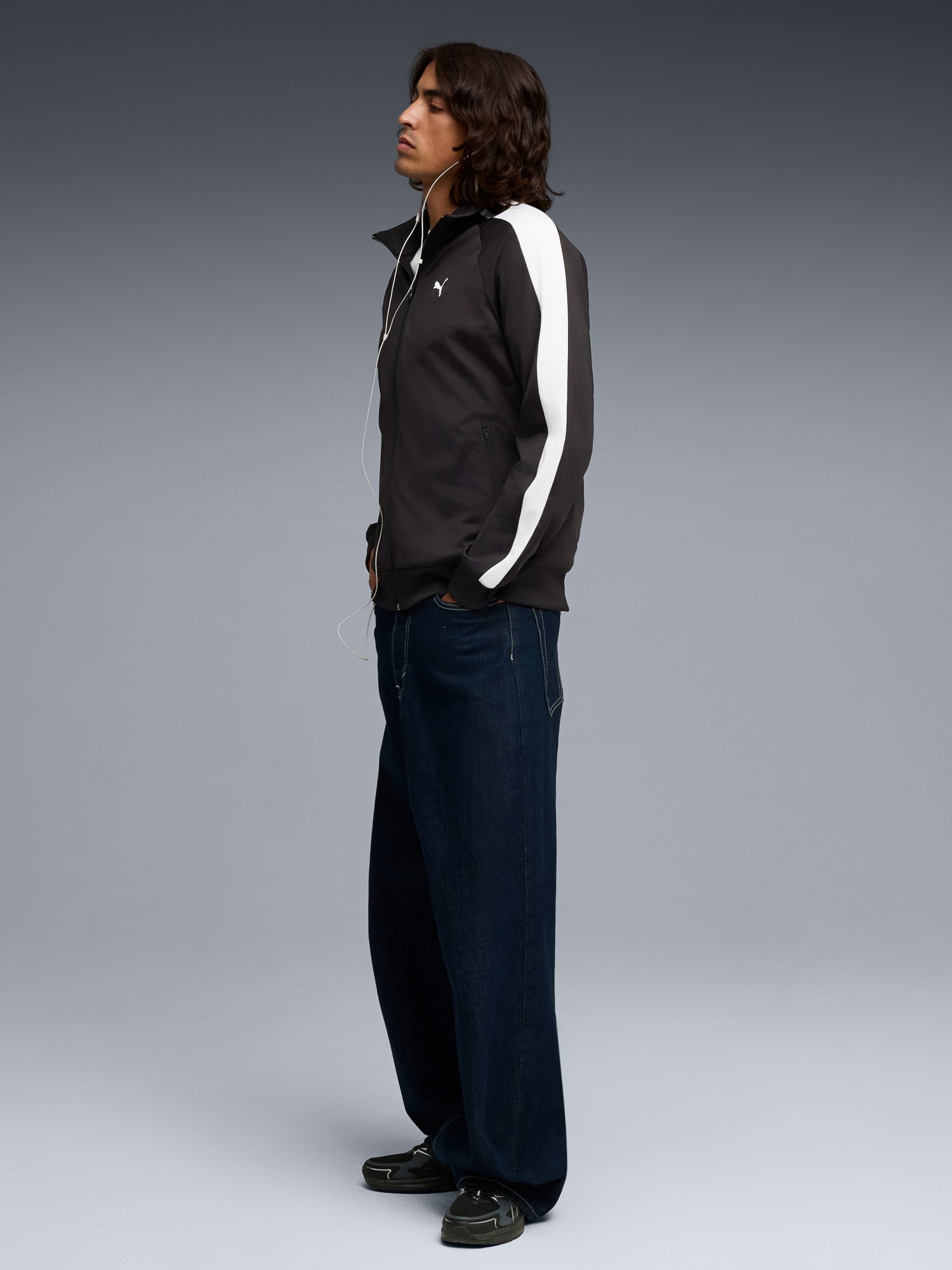 Толстовка чоловіча Puma ESS T7 Poly Track Jacket чорна 69246201 изображение 4