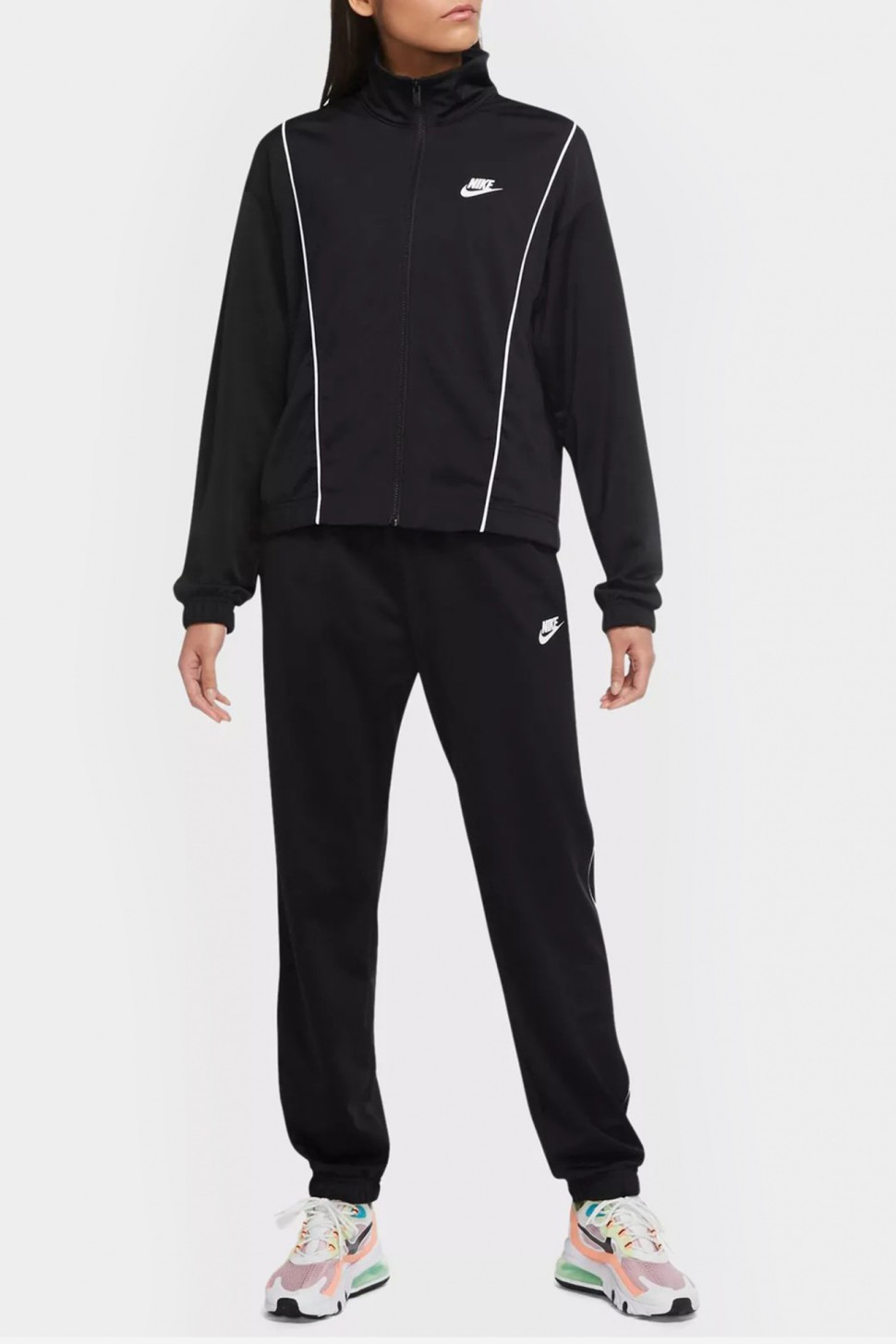 Костюм жіночий Nike W Nsw Essntl Pqe Trk Suit чорний DD5860-011 — фото 2