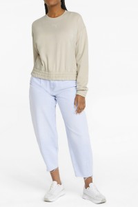 Толстовка жіноча Puma Her Crew бежева 84709464 изображение 2