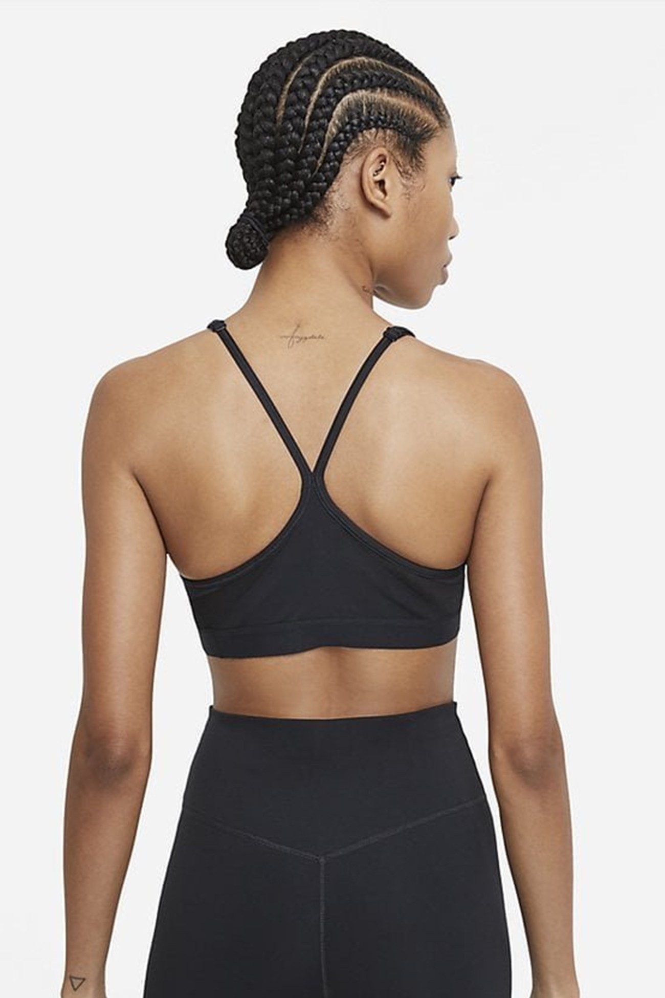 Бра женский Nike W NK INDY BRA V-NECK черный CZ4456-010 изображение 3