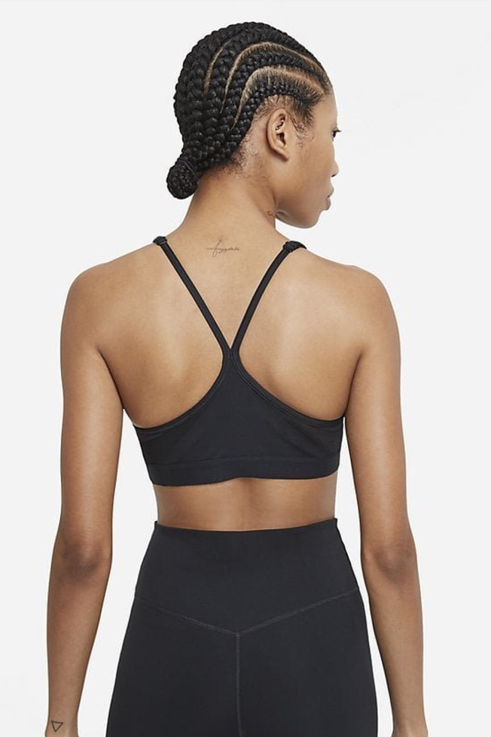 Бра жіночий Nike W NK INDY BRA V-NECK чорний CZ4456-010 — фото 3