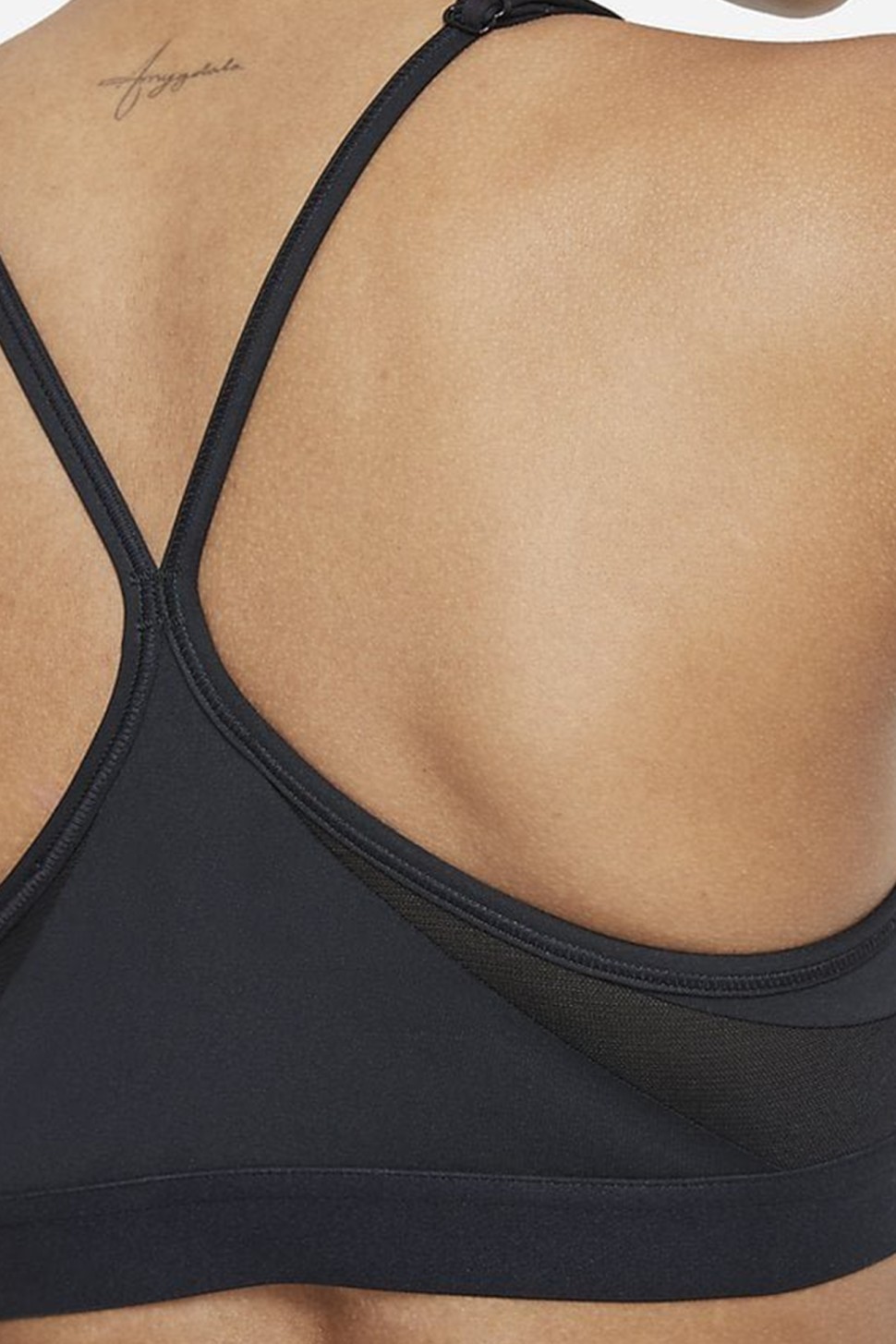 Бра жіночий Nike W NK INDY BRA V-NECK чорний CZ4456-010 — фото 5
