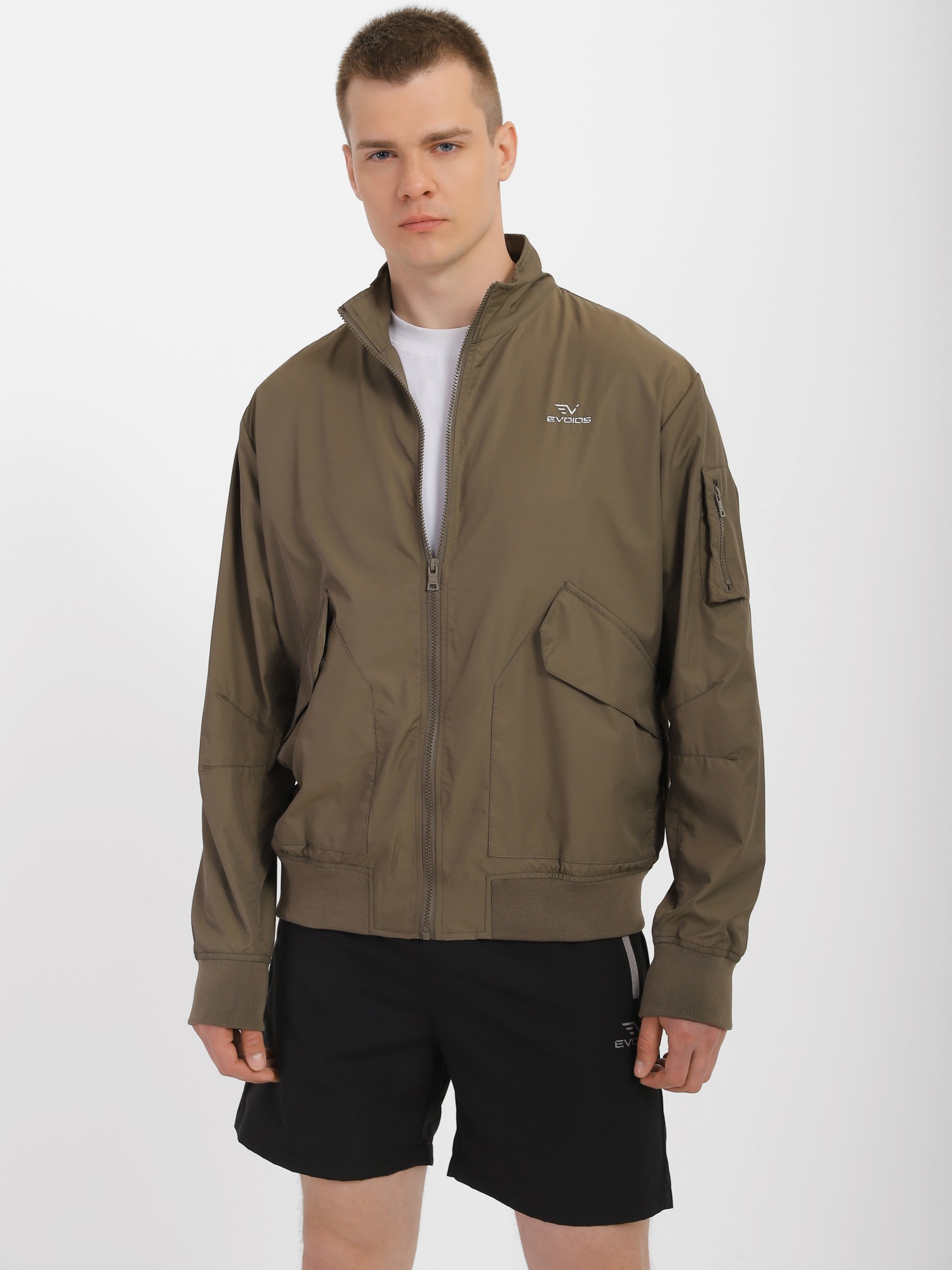 Вітрівка чоловіча Evoids Hanwell сіра 552309-023 изображение 3
