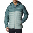 Куртка мужская Columbia Powder Lite™ Hooded Jacket зеленая  1693931-350