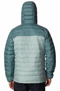 Куртка мужская Columbia Powder Lite™ Hooded Jacket зеленая  1693931-350 изображение 3