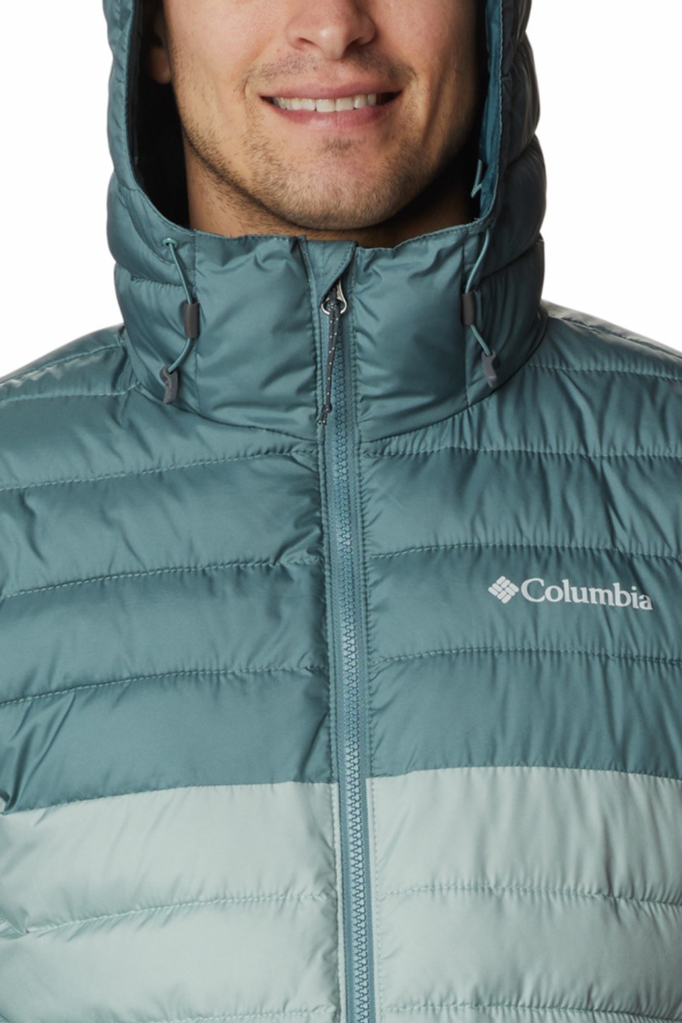 Куртка чоловіча Columbia Powder Lite™ Hooded Jacket зелена 1693931-350 — фото 5