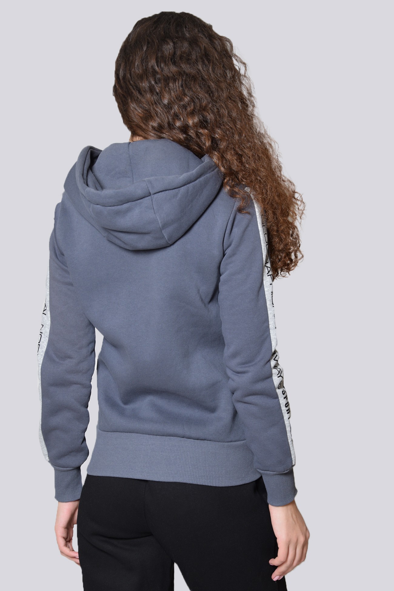 Толстовка жіноча Geographical Norway  сіра  WQ886F-020 изображение 4