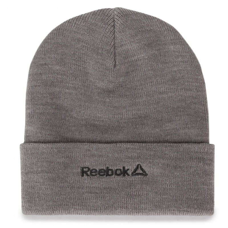 Шапка Reebok FOUND LOGO BEANIE серая EC5588 — Sport City Шапка Reebok FOUND LOGO BEANIE серая EC5588