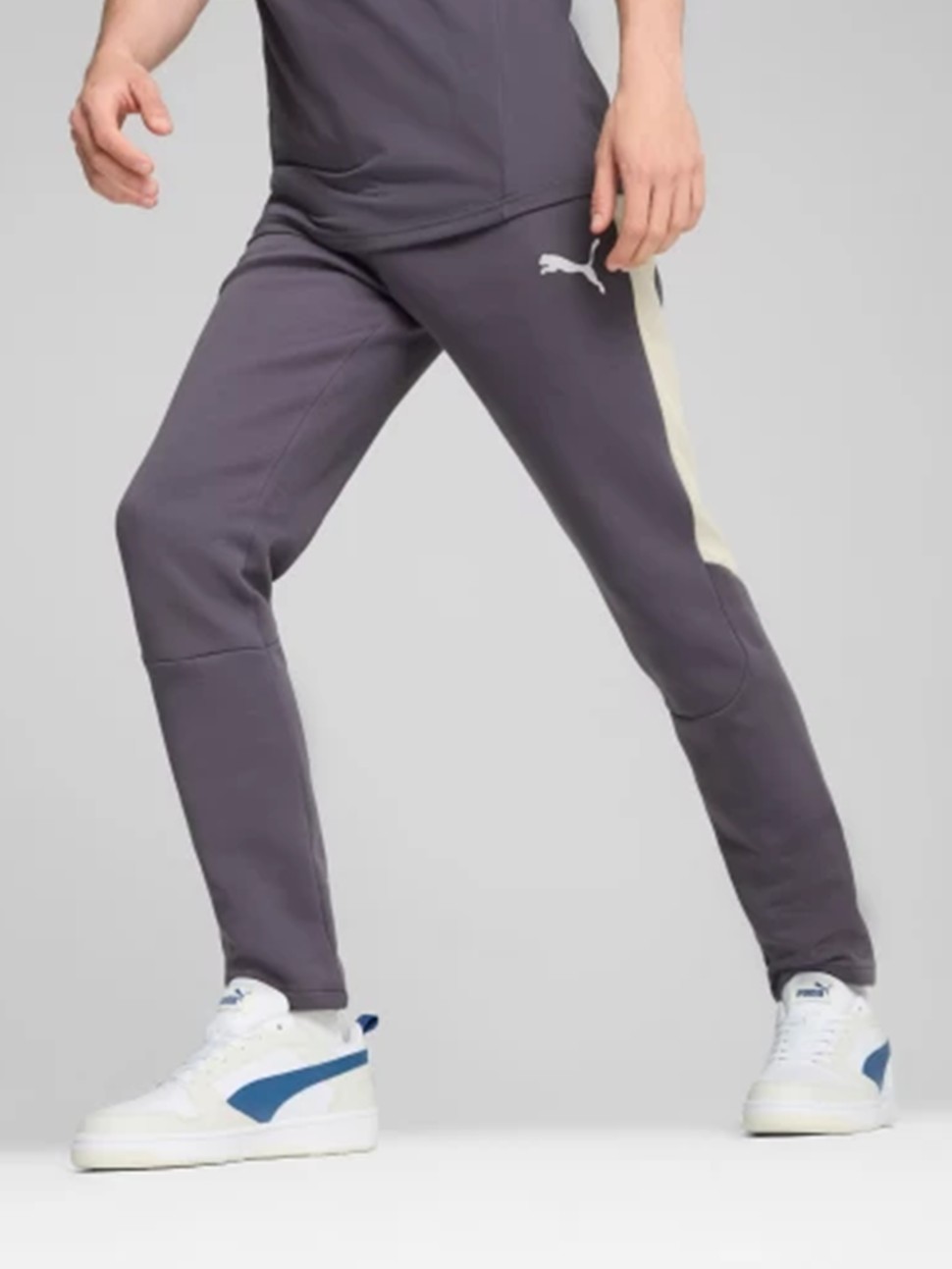 Штани чоловічі Puma EVOSTRIPE Pants DK сірі 68170269 — фото 8