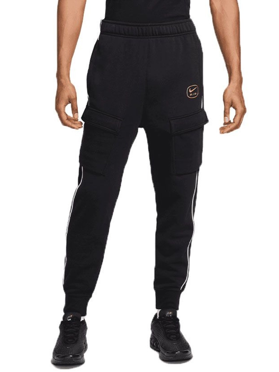 Штани чоловічі Nike M NSW SW AIR CARGO PANT FLC BB чорні HM0180-010 — фото 2