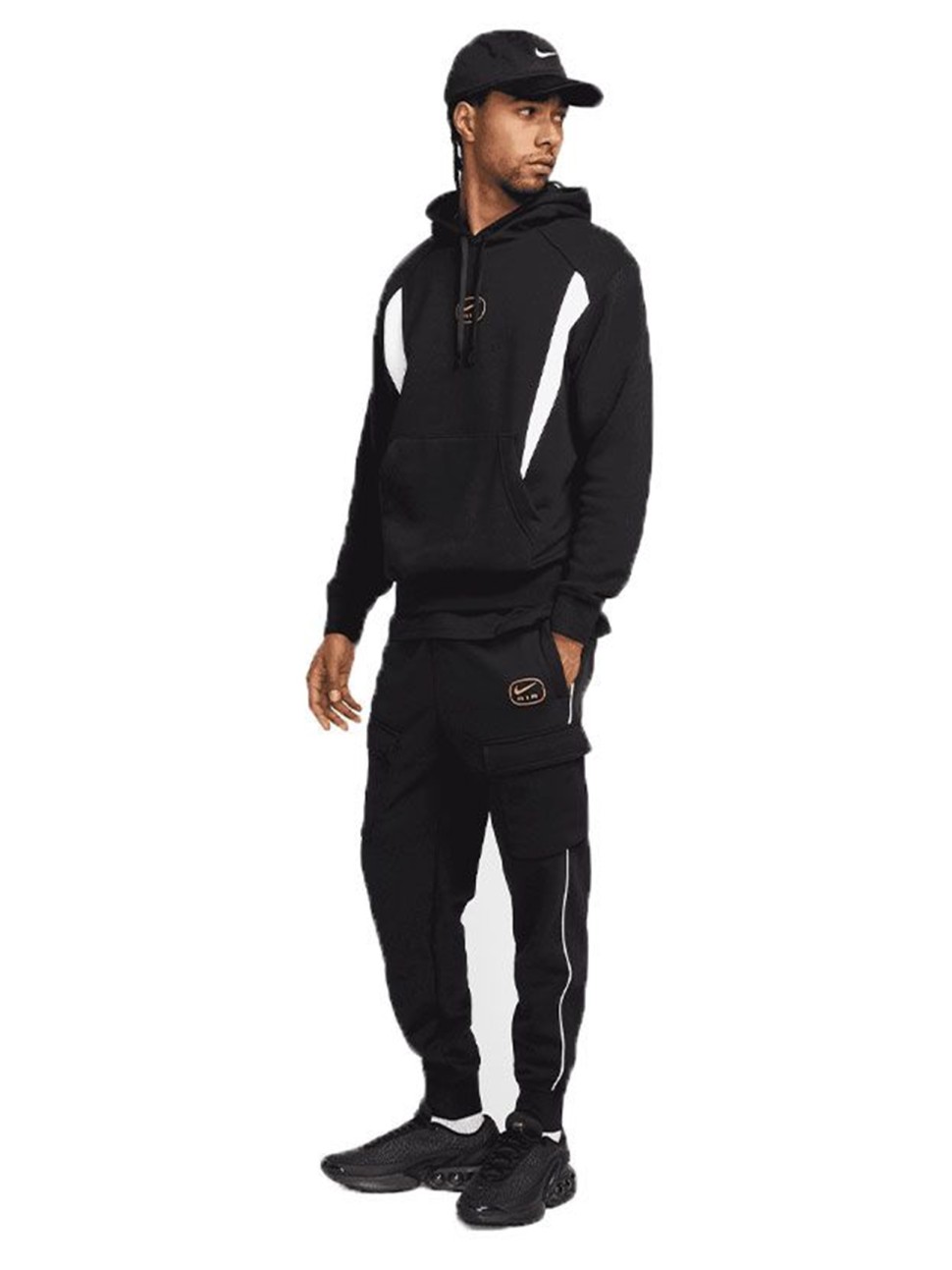 Штани чоловічі Nike M NSW SW AIR CARGO PANT FLC BB чорні HM0180-010 — фото 6