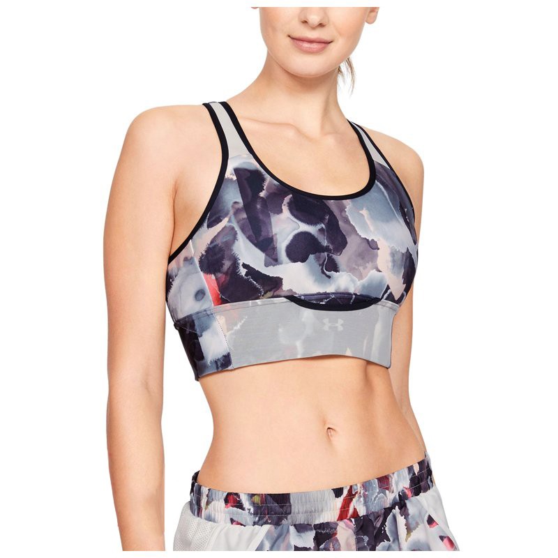 Бра спортивный Under Armour Mid Crossback Clutch Printed мультицвет 1315905-007 изображение 1