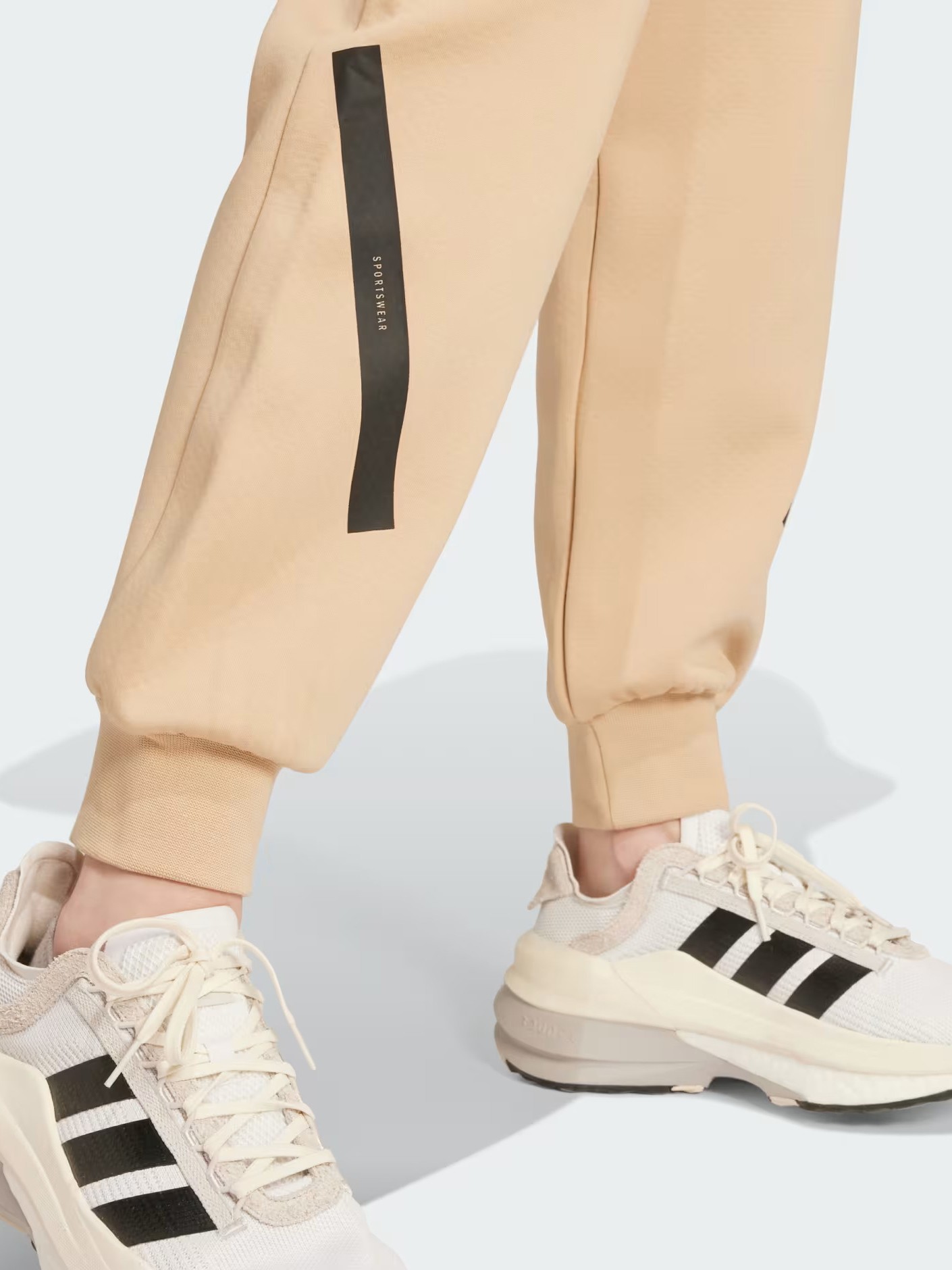 Брюки женские Adidas W Z.N.E. PT бежевые JD9587 изображение 5