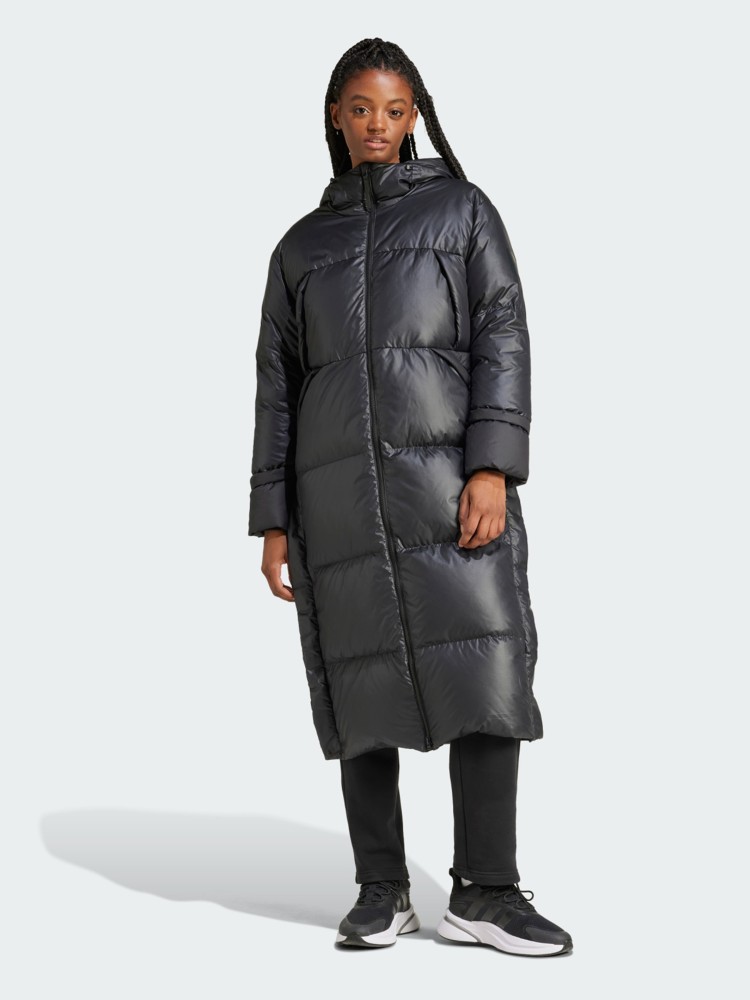 Куртка жіноча Adidas W BIG BAFFLE C чорна IV9770 изображение 2