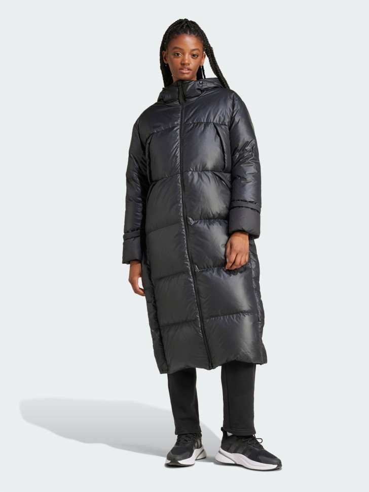 Куртка жіноча Adidas W BIG BAFFLE C чорна IV9770 изображение 2