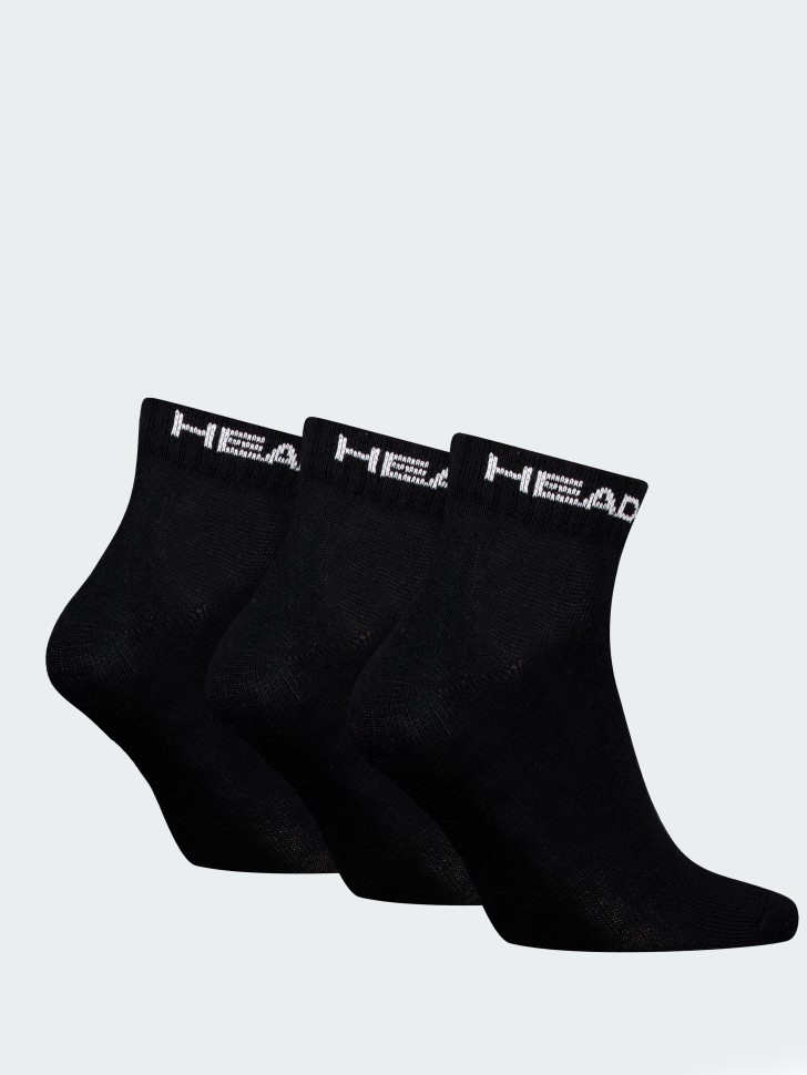 Носки HEAD ALL SPORTS QUARTER черные 701229010001 изображение 2