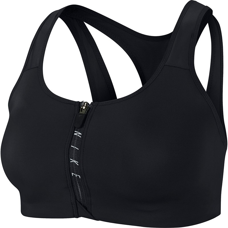 Бра спортивный Nike SHAPE ZIP BRA черный 858429-011 изображение 1