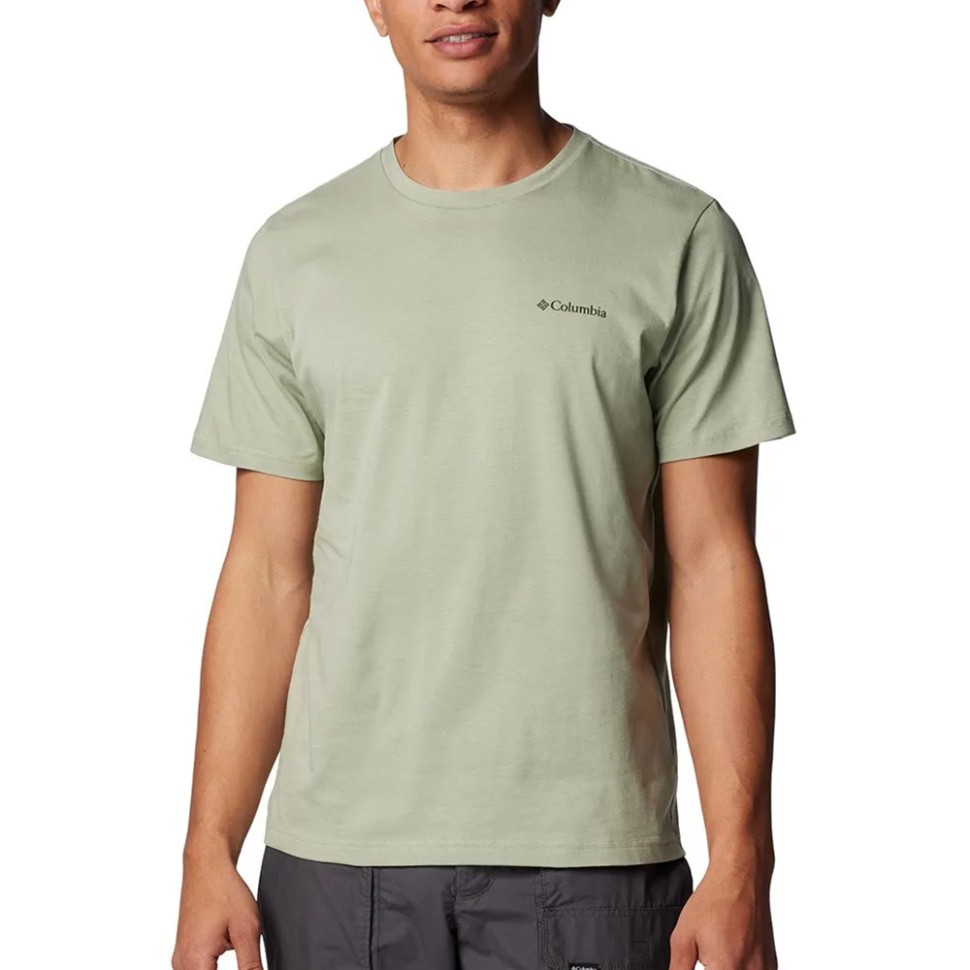 Футболка чоловiча Columbia Rapid Ridge™ Back Graphic Tee II хакі 1934821-348 изображение 1