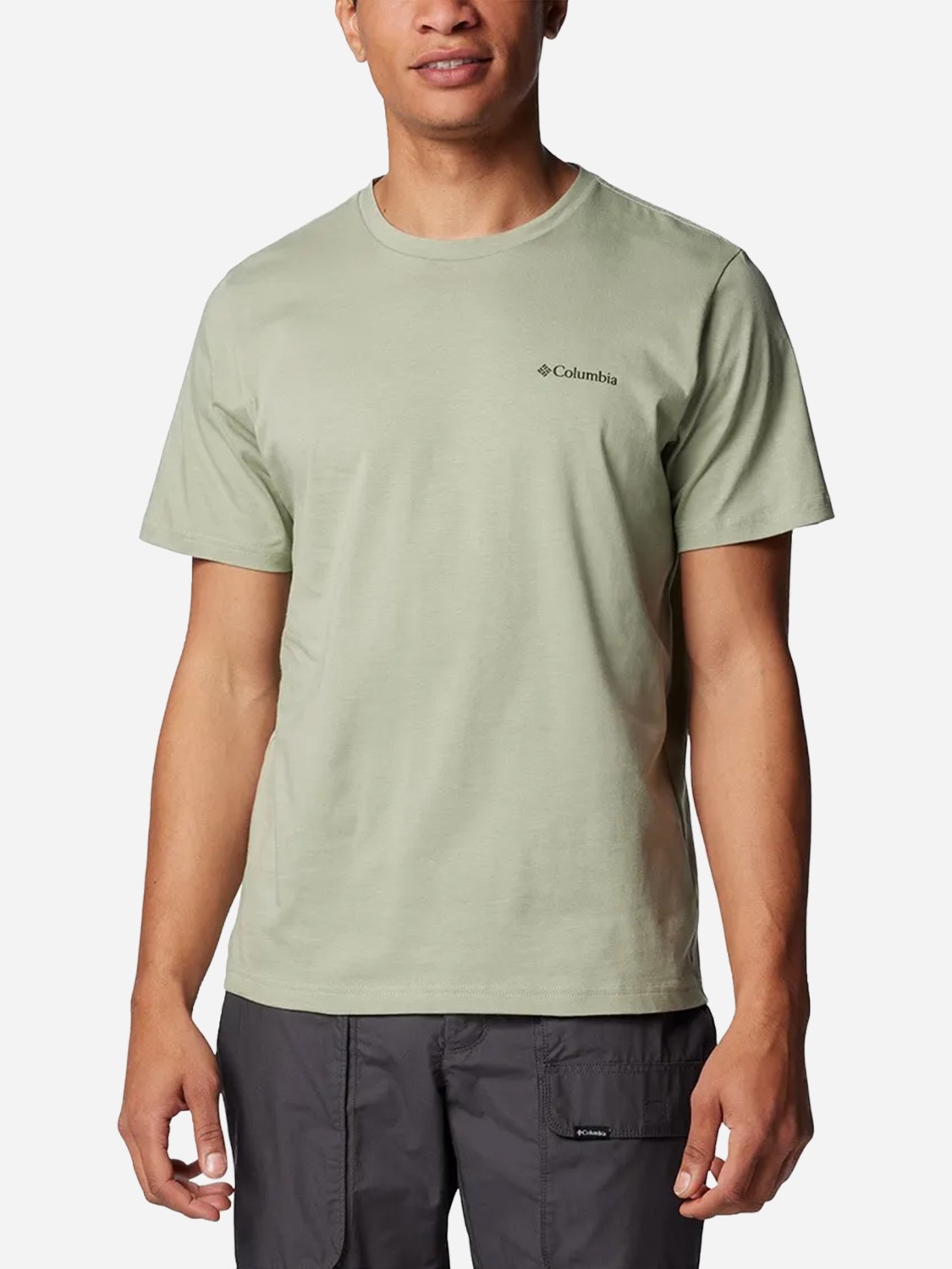 Футболка чоловiча Columbia Rapid Ridge™ Back Graphic Tee II хакі 1934821-348 изображение 2