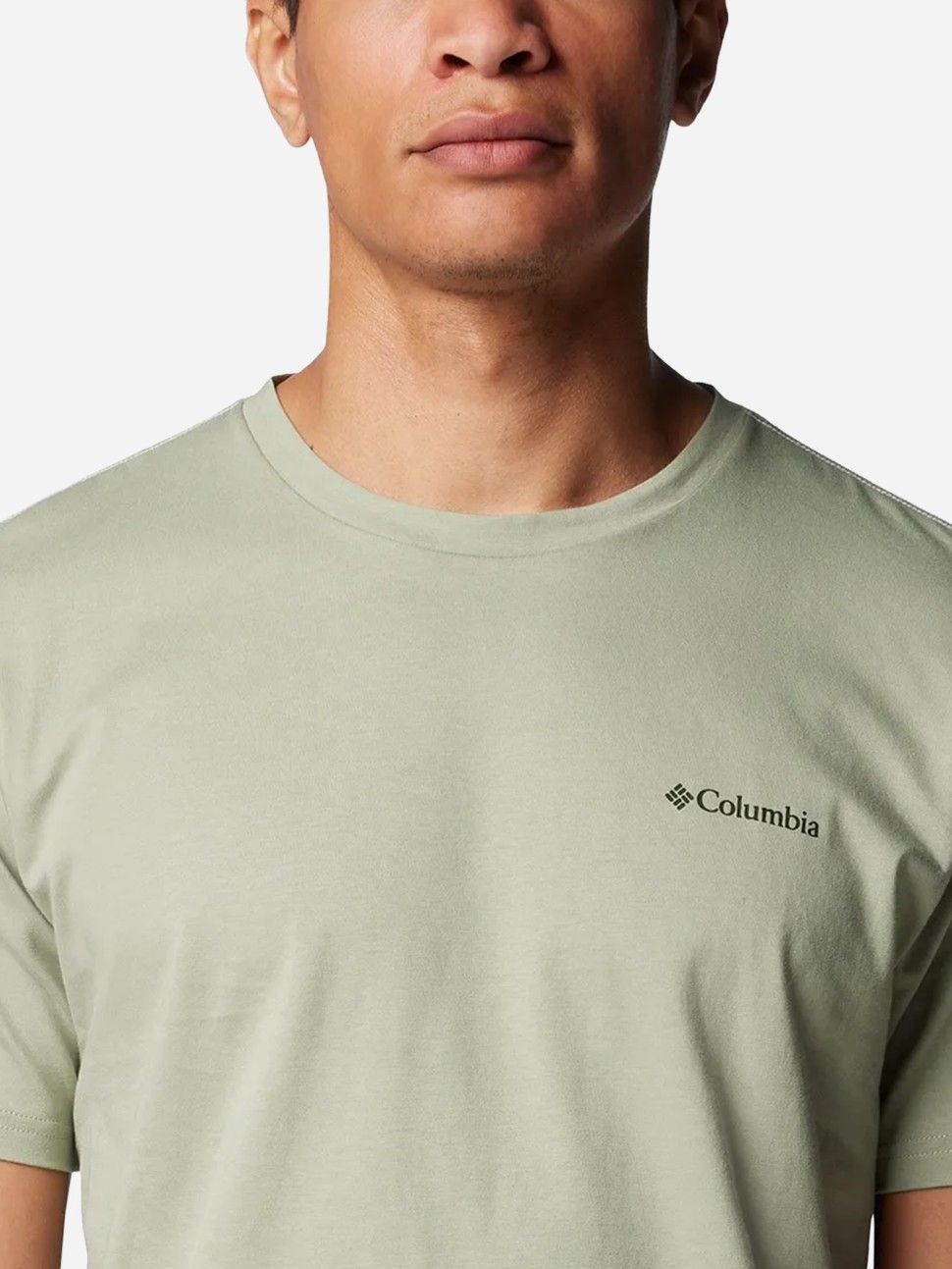 Футболка чоловiча Columbia Rapid Ridge™ Back Graphic Tee II хакі 1934821-348 — фото 5