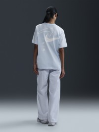 Футболка жіноча Nike W NSW CLUB SS TEE OC SWOOSH блакитна HQ1698-423 изображение 3
