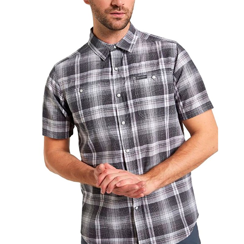 Сорочка чоловіча Columbia Leadville Ridge ™ SS Shirt II сіра 1884812-024 — фото 2