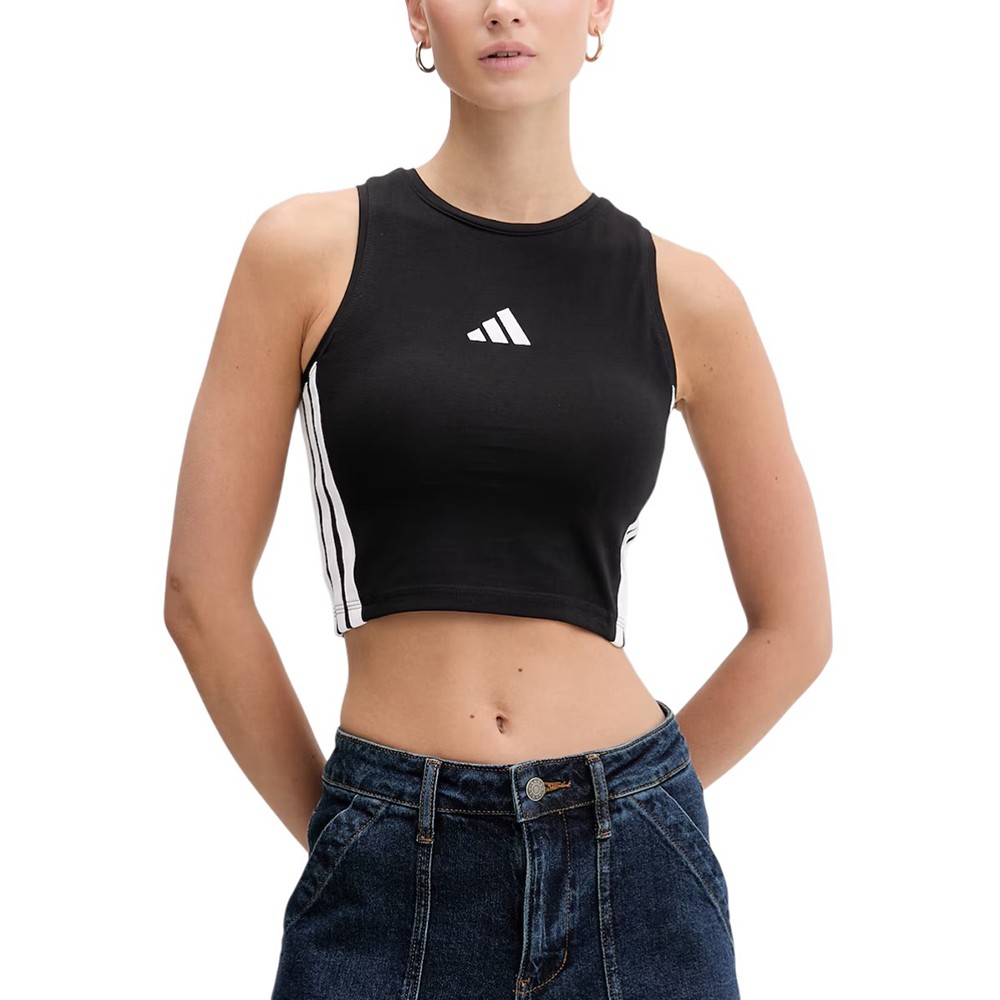 Майка женская Adidas W 3S PAD TK черная KC5181