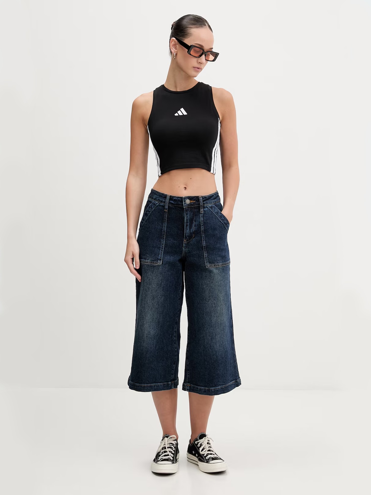 Майка женская Adidas W 3S PAD TK черная KC5181 изображение 4