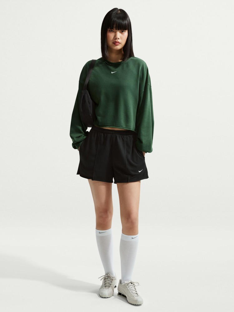 Шорти жіночі Nike W NSW OFFLN CHLL FT SHORT чорні II3980-010 изображение 2